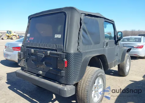 2004 Jeep Wrangler X from USA, damaged, VIN 1J4FA39S74P763220